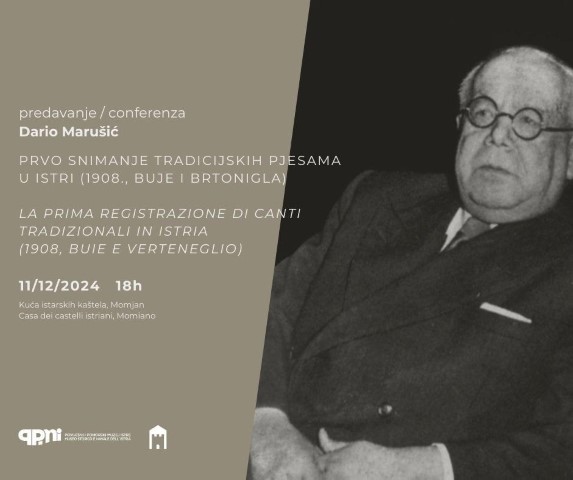 Dario Marušić, prikupljajnje tradicijskih pjesama u Istri